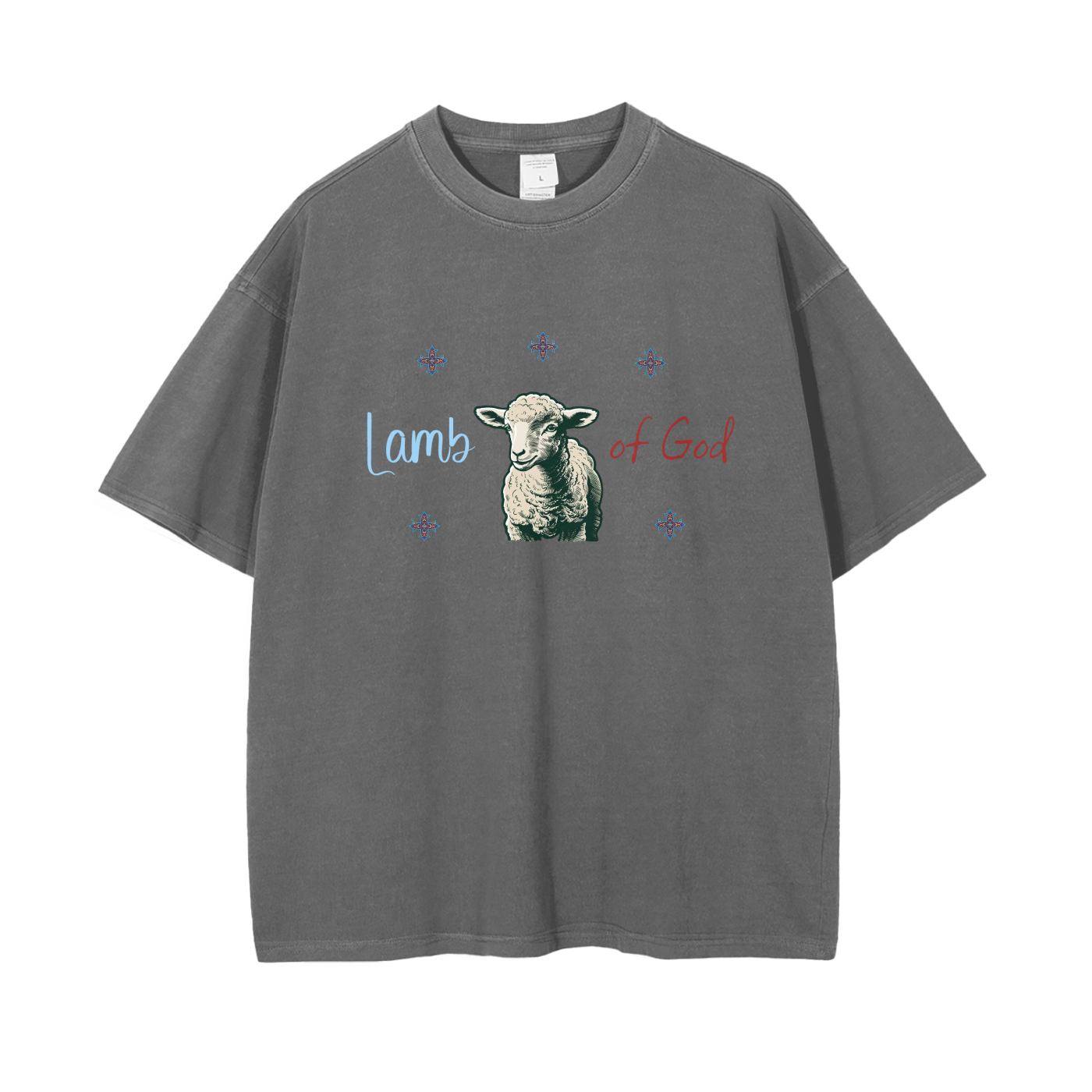 Vintage Wash Drop Shoulder T-Shirt - 250 GSM