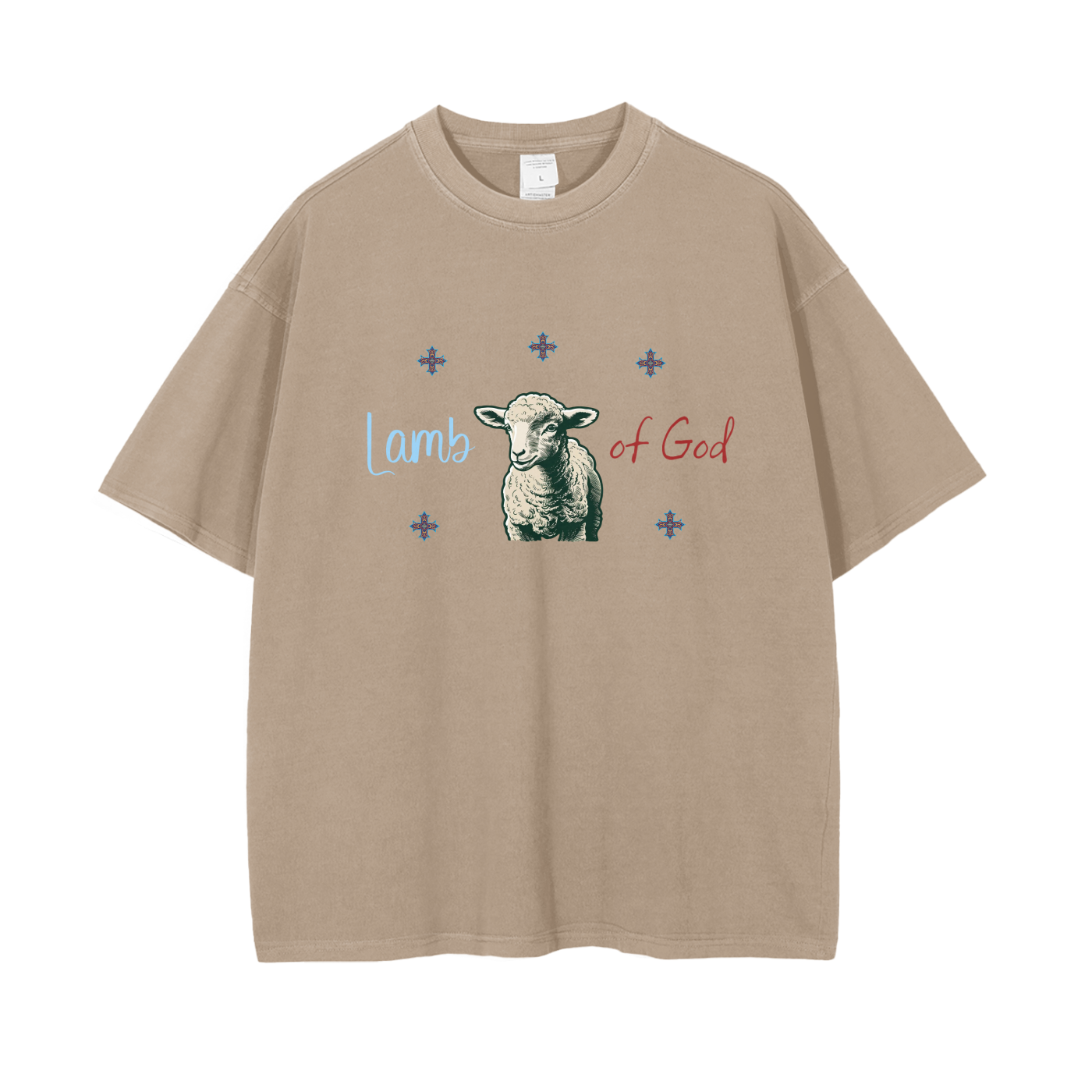 Vintage Wash Drop Shoulder T-Shirt - 250 GSM