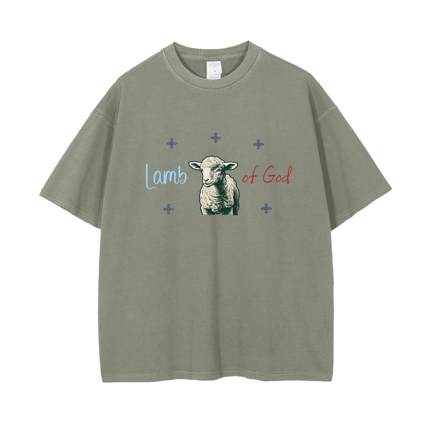 Vintage Wash Drop Shoulder T-Shirt - 250 GSM