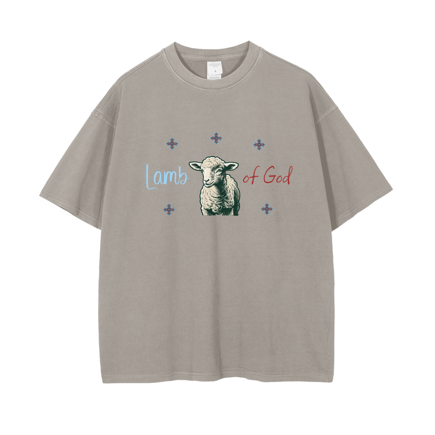 Vintage Wash Drop Shoulder T-Shirt - 250 GSM