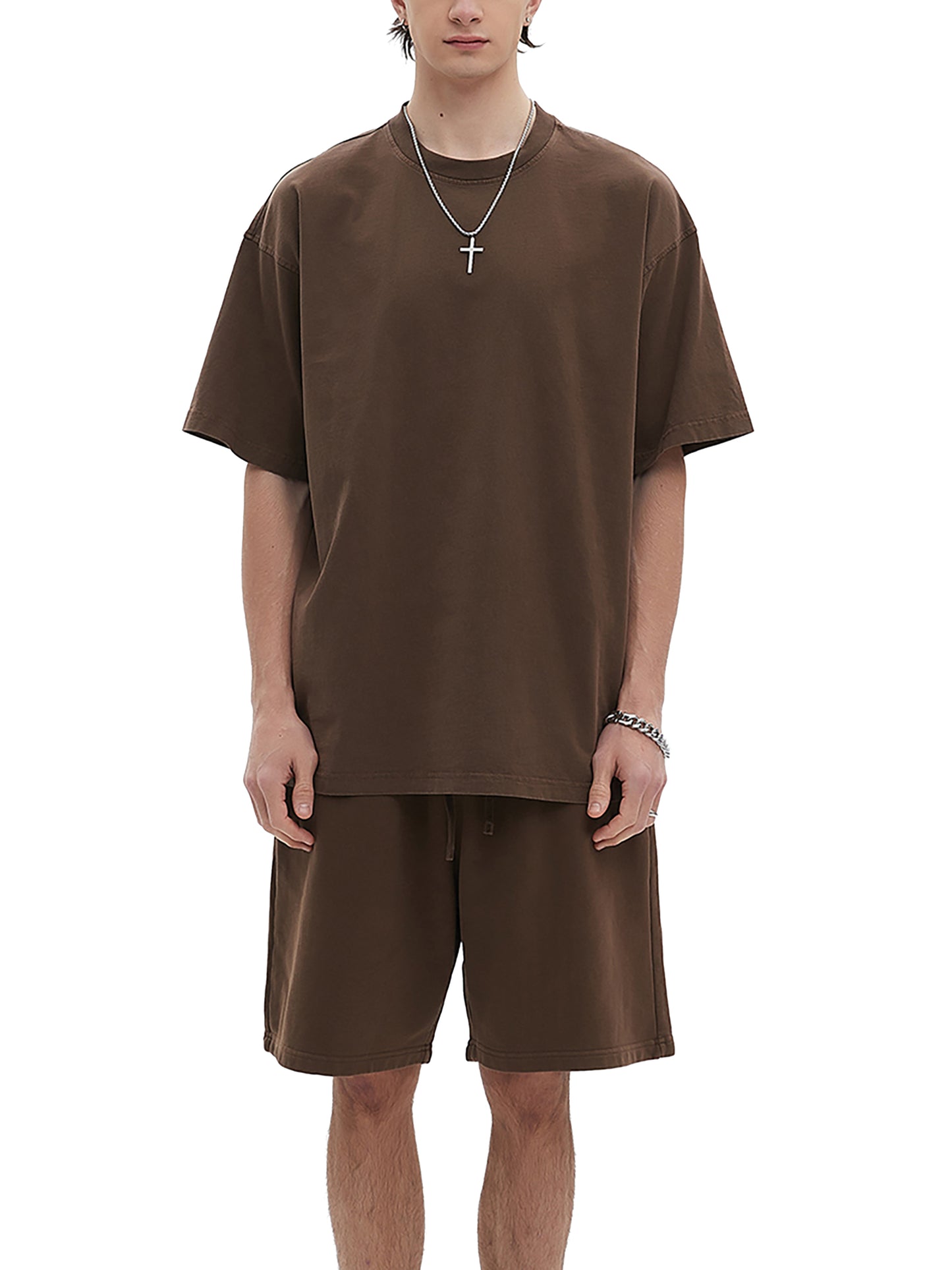 Vintage Wash Drop Shoulder T-Shirt - 250 GSM